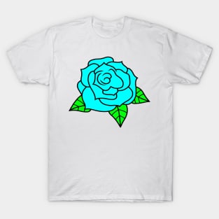 Light Blue Roses T-Shirt